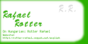 rafael rotter business card